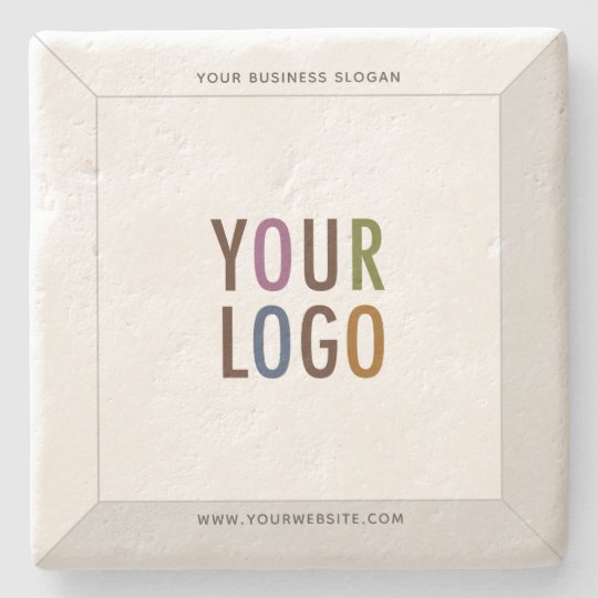 Custom Branded Stone Coaster Your Company Logo