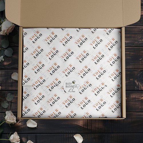 Custom Branded Tiled Logo Message Tissue Paper