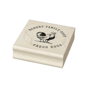 Custom Branded Typewriter Egg Carton Stamp