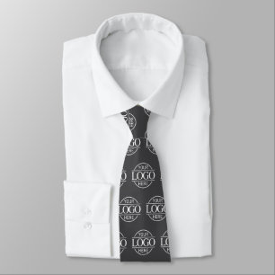 Custom Branding Business Logo Pattern Promotional Neck Tie