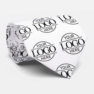 Custom Branding Business Logo Pattern Promotional Neck Tie