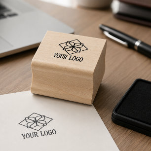 Custom Branding Business Logo Rubber Stamp