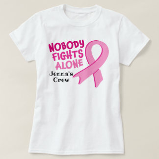 Custom Breast Cancer Awareness Running Races T-Shi T-Shirt