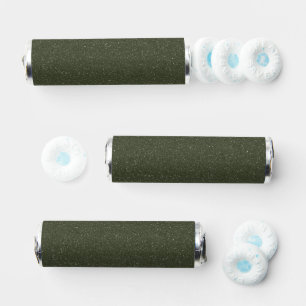 Custom Breath Savers   Moss Green Noise Design Savers® Mints