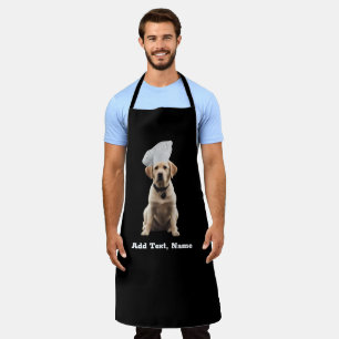 Custom Breed Dog Photo Apron - Custom Name, Saying