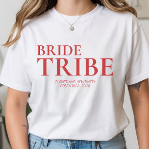 Custom Bridal Party Shirt Gift for Bride Tribe
