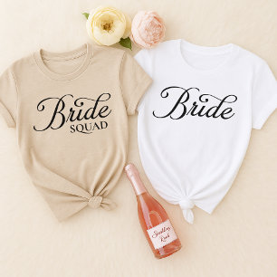 Custom Bridal Party Shirts Bridesmaid Squad Gift