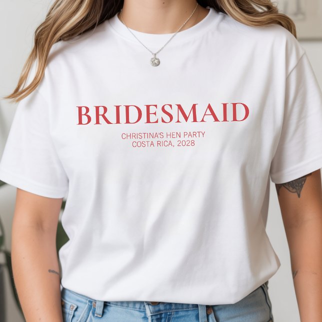 Custom Bridal Party Shirts for Bachelorette Party (Bachelorette party shirt, Bride team matching shirt, Bridesmaid proposal gift)