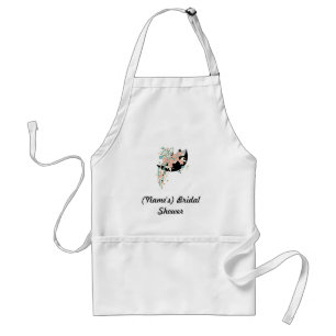 Custom Bridal Shower Apron-Use as guestbook! Adult Apron