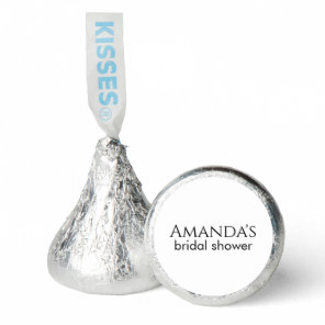 Custom Bridal Shower Bachelorette Party Minimalist Hershey®'s Kisses®