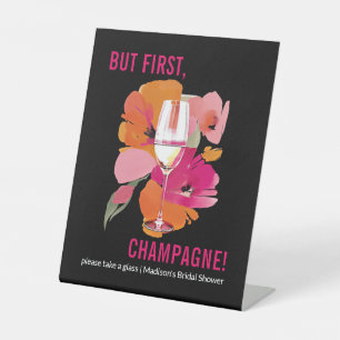 Custom Bridal Shower Champagne Sign