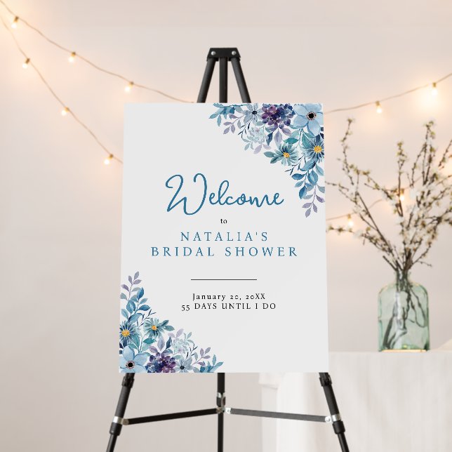 Custom bridal shower foam board (In Situ (Stand))