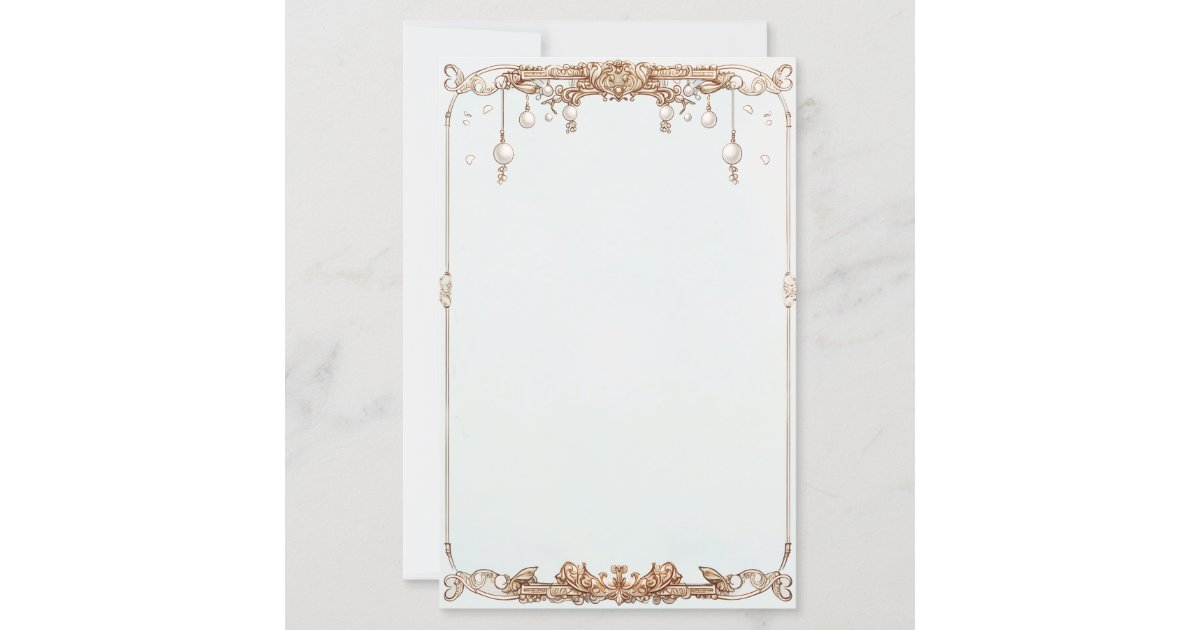 Shower Notes Custom Bridal Shower Notes or Party Game Card | Zazzle