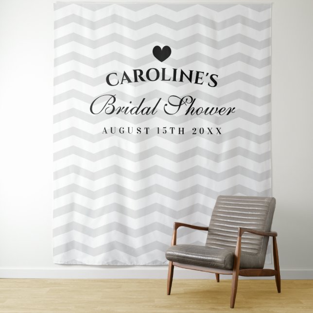 Custom bridal shower party photo shoot backdrop (In Situ)