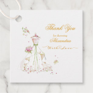 Custom Bridal Shower Thank you Favor Tags