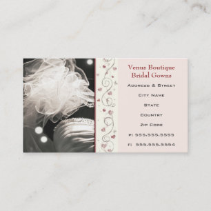 Custom Bridal / Wedding Dress Business Card
