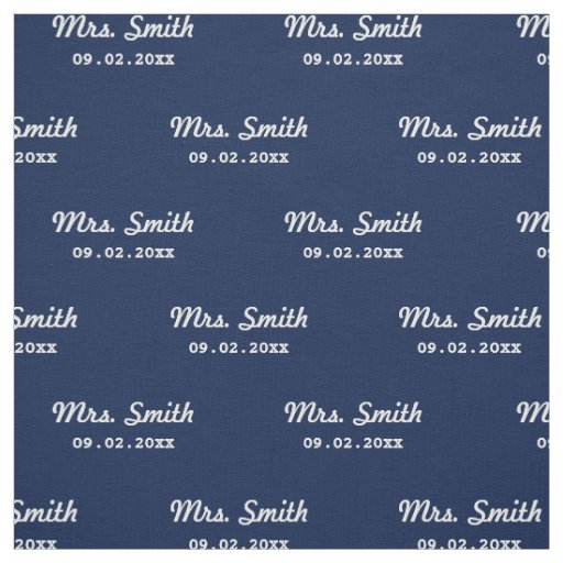 Custom Bridal Wedding Fabric