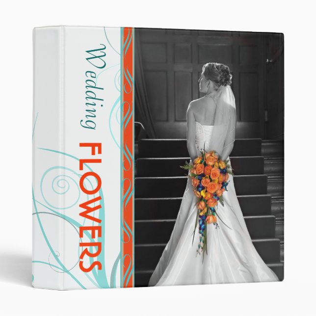 Custom Bridal Wedding / Floral Planner Binder (Front/Spine)