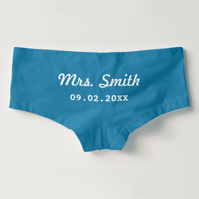 Custom Bridal Wedding Underwear (Back)