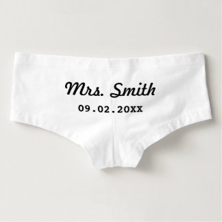 Custom Bridal Wedding Underwear Hot Shorts