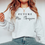 Custom Bride Gift Customized Fiancee Future Mrs Sweatshirt<br><div class="desc">Introducing our "Custom Bride Gift Customized Fiancée Future Mrs Sweatshirt" – the perfect way to celebrate and showcase your exciting journey to becoming a Mrs. This personalized sweatshirt is more than just comfortable attire; it's a symbol of your love and anticipation for your big day. Crafted with care and designed...</div>