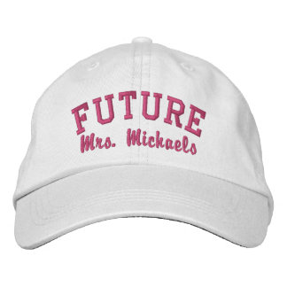 Custom Bride Name Embroidered Baseball Cap