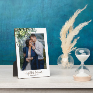 Custom Bridesmaid Bridal Party Gifts Greenery  Plaque