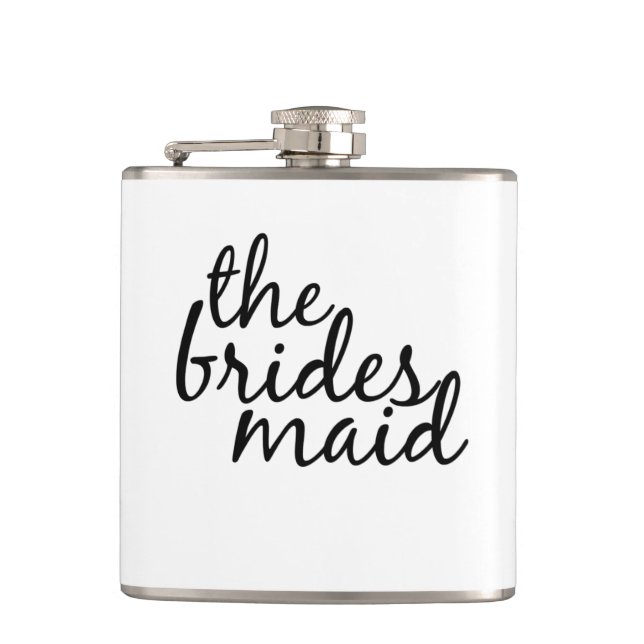 Custom Bridesmaid Flask (Front)
