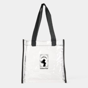 Custom Bridesmaid Proposal Maid Honor Bachelorette Clear Tote Bag