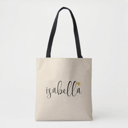 Custom Bridesmaid Script Name  Tote Bag