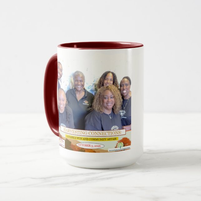 CUSTOM BRIDGING THE GAP MUG (Front Left)