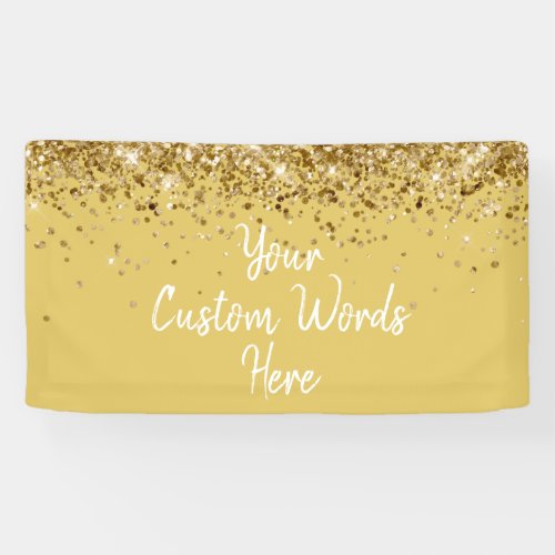 Custom Bright Gold Birthday Party Photo Booth Prop