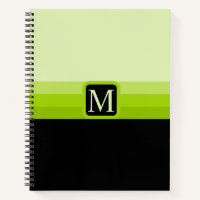 Custom Bright Neon Green Black Color Block