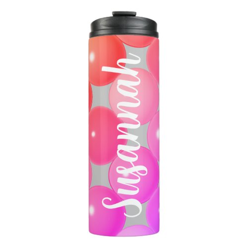 Custom Bright Pink Tumbler Mug Gift for Her