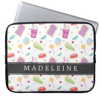 Custom Bright Sweet Treats Laptop Sleeve