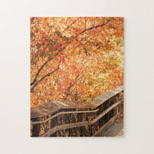 Custom Bright Warm Fall Colors Puzzle