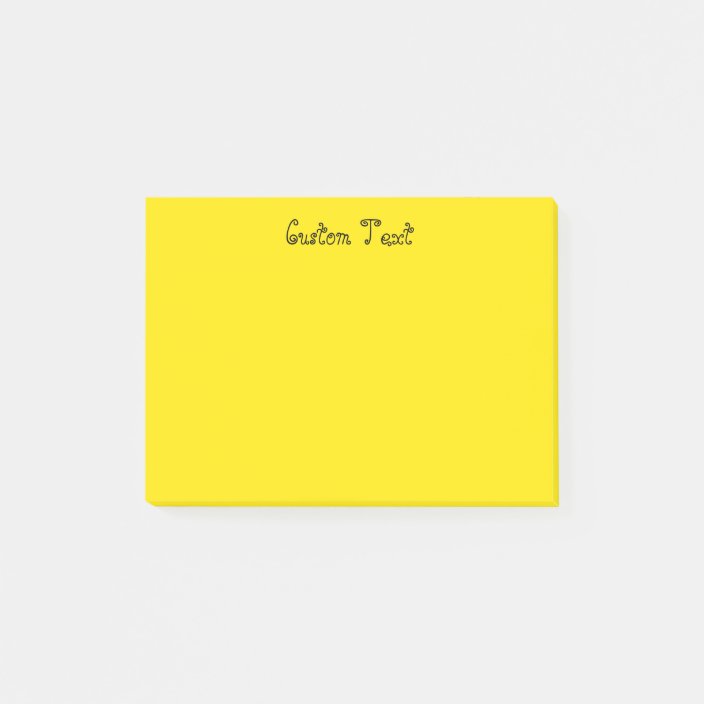 yellow post it notes