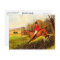 Custom British Country Fox Hunt Scene Horseman