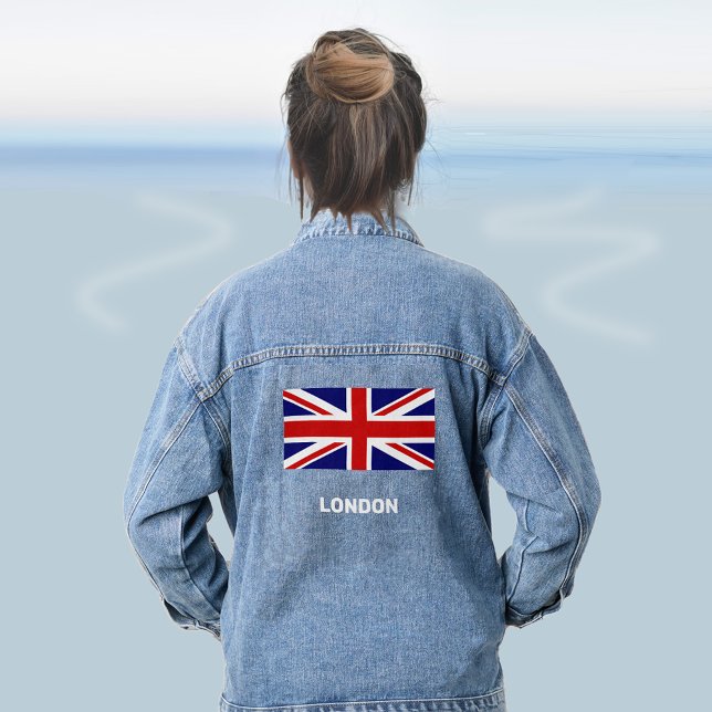 Custom British Flag Denim Jacket (Creator Uploaded)