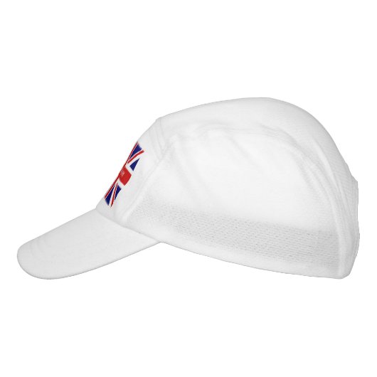 Custom British pride Union Jack flag sports hats (Left)