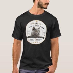Custom British Shorthair Cattery T-Shirt