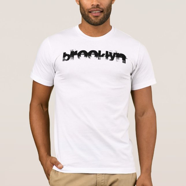 Custom Brooklyn Nyc New York City Classic American T-Shirt (Front)