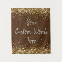Custom Brown Backdrop Birthday Party Photo Booth