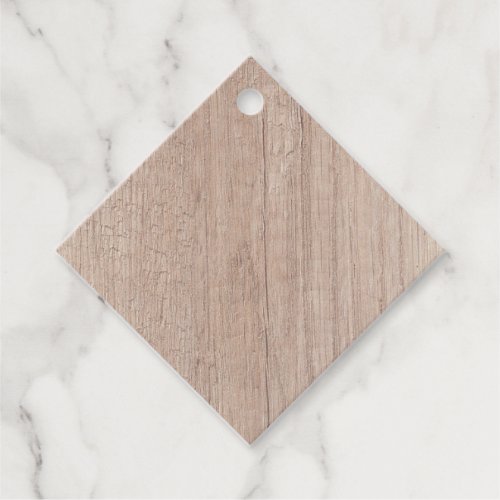 Custom Brown Wood Board Look Blank Template Favor Tags
