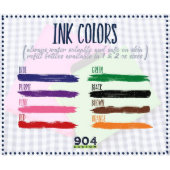 Custom Brush Script Self-Inking Address Stamp (Ink Colors)