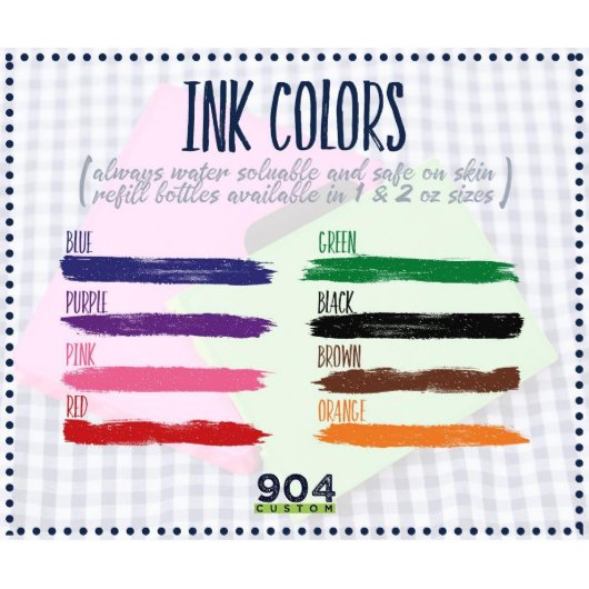 Custom Brush Script Self-Inking Address Stamp (Ink Colors)