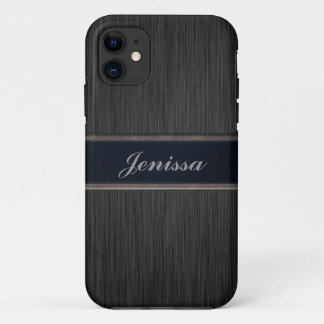 Custom Brushed Metal Look iPhone 5 Case