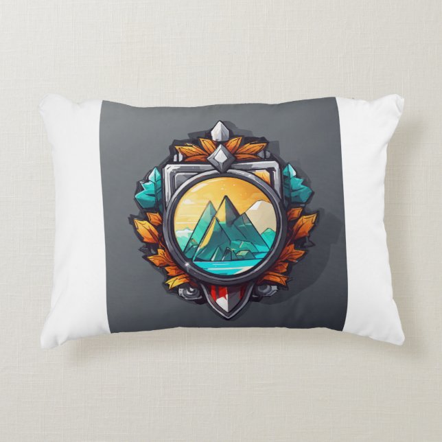 Custom Brushed Polyester Accent Piece Pillow (Front)