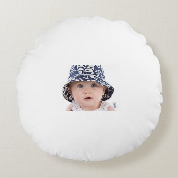 Custom Brushed Polyester Round Throw Pillow (16") by jabcreations at Zazzle