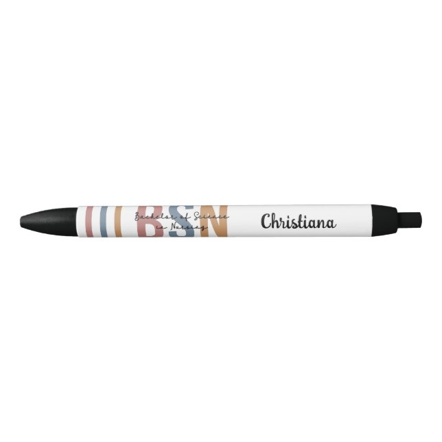 Custom BSN Bachelor of Science in Nursing Pen (Front)